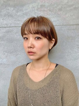 ヘアーアンドアイラッシュ ココアンジェ 福津店(CocoAnge) マッシュショート　大人可愛い