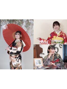 卒業式・入学式・成人式にぴったり◎崩れにくい着付けで、一日中美しさをキープ☆