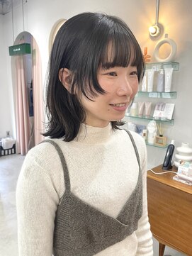 ヘアー アイス カンナ(HAIR ICI Canna) *似合わせカット*顔周りレイヤーが可愛いミディアムレイヤー
