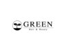 【新規・メンズ限定】☆GREEN☆カット＋艶漢カラー￥9000