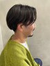 メンズカット＋フェザーパーマ