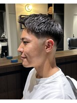 フリークバーバーショップ 河原町三条店(FREAK BARBER SHOP)&nbsp;短髪黒髪フェザーアップスキンフェード