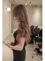 オンリー(ONLY.)&nbsp;ミルクティーベージュ　×   レイヤーカット