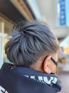 ビセル バイ シータ 川越店(becel by THETA) 1ブリーチ×グレーカラー