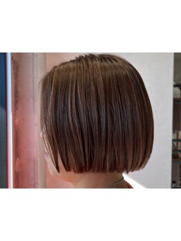 ダメージレス×自然に仕上がる酸性ストレート人気[柏/縮毛矯正/ヘッドスパ/白髪染め/キッズカット/学割U24]