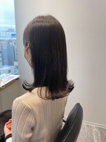 エレノア アネックス 枚方(Eleanor ANNEX)&nbsp;フォギーラベンダー　ぷつっとミディボブ