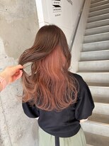 アイリー 名古屋(A/LEE)&nbsp;インナーカラー/サーモンピンク/似合わせ