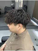 メンズ　ツイストマッシュ　v