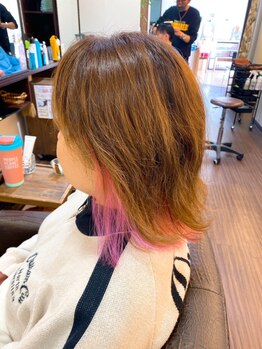 ユー(U)の写真/【豊田市】ハイライトやハイトーン、インナーカラーも幅広くお任せ☆あなたの魅力を引き出します！