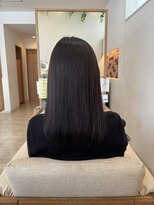 アドラーブル 長岡リップス旭岡店(adorable)&nbsp;艶髪ヘア ダークラベンダーグレー 10代20代30代