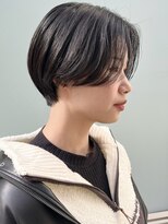 ニコ トウキョウ(nico TOKYO)&nbsp;20代30代前髪なしショートハンサムショート丸みショートレイヤー