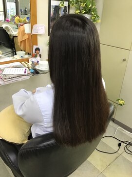 ヘアークリップバース ナチュラルストレート。