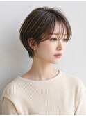ナチュラルショート/ダークパープル/ミルクブラウン/吉祥寺