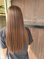 スウィープヘア(Sweep Hair)&nbsp;イエベさんおススメ＊グリーン系ベージュ