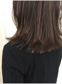 ネイビーカラーグレージュ☆切りっぱなし ミディ【un.cocon】