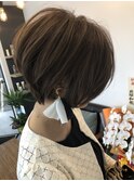 上品★くびれショートスタイル*上品ハイライトカラー