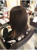 おしゃれ毛先ハイライト