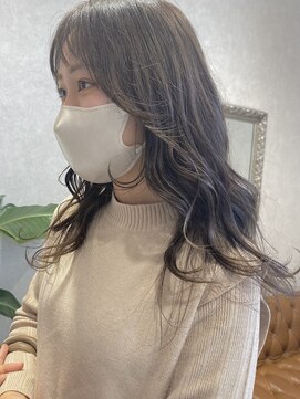 エムサロン 元総社(emusalon) 《Yachida》小顔シースルーバング×まろやかベージュ