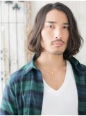 ワイルドワンレン☆ランダムパーマミディO
