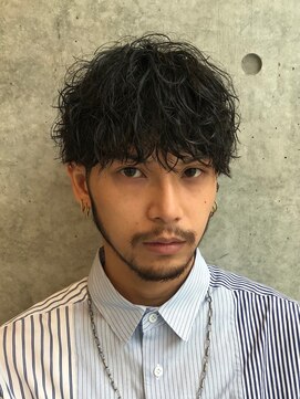 フィフス 原宿(fifth) ツイストスパイラルパーマ無造作前下り韓国マッシュツーブロック