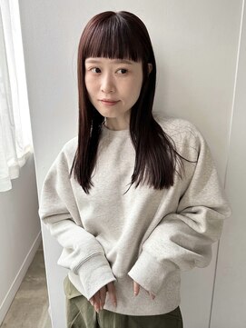 ハイフ(haif) 【haif okada】 オン眉ストレートヘア