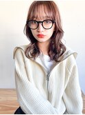 【unami】ゆるふわパーマ×ミディアムヘア 澤田杏奈