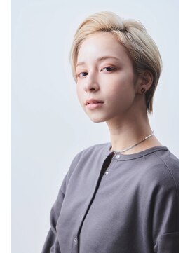 ユニックス モザイクモール港北店(UNIX) 【UNIX港北】ハイトーンシンプルショート#ケアブリーチ#小顔