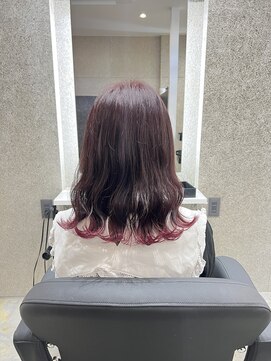 シー 浦安(SEA) 裾カラー/ピンクバイオレット