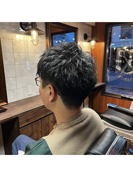 ジョイボックス 東三国店(JOYBOX) メンズツーブロックショートスタイル