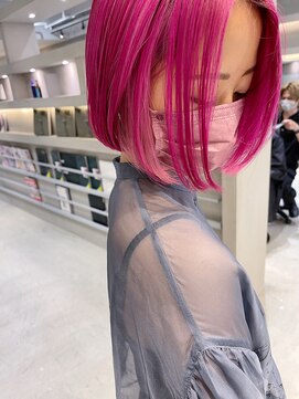 キジ(KIJI) ★フラッシュピンク×ボブ★