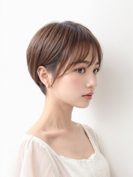 シック(CHIC) 大宮　ショート　ピンクベージュ　大人可愛いスタイル