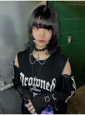 姫カット中性ウルフカットボブウルフショートウルフ姫ウルフ