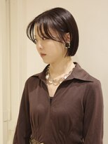 ネロ ヘアサロン ネイビー 渋谷(NERO HAIRSALON NAVY) 【赤津美奈】耳掛けぱつっとボブ