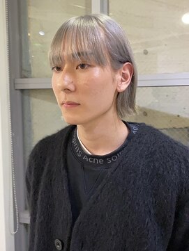 メゾンアクア 表参道(Maison ACQUA) ●メンズボブウルフ メンズミディアム メンズロングワックスなし