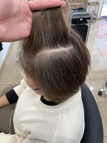 オーリーヘア 希望ヶ丘店(Olliy hair)&nbsp;細めハイライト/グレージュカラー/透明感/30代40代50代60代