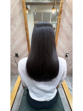 オーブ ヘアー アズール 吉祥寺店(AUBE HAIR azul) 髪質改善ストレート×ダークグレージュ 【清水祥】