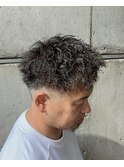 スパイキーピンパーマ