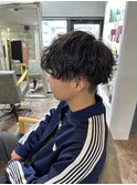 メンズ/波巻きパーマ/ショート/スパイラルパーマ/カット