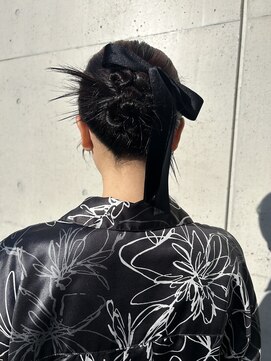 アチーブ ヘア デザイン(achieve hair design) カチモリヘア/ヘアアレンジ/韓国ヘア/お呼ばれヘア/おしゃれ