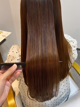 シェル(SHEL+L)の写真/【三宮/北野】髪へのダメージを最小限にする髪質改善ストレートで、髪のお悩みを解決いたします♪