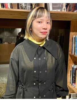 ザレミー(THE REMMY) デザインカラー/ブロンドヘア/ブラックカラー/ローライトカラー