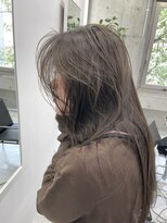 ディジョン 自由ヶ丘(Dijon)&nbsp;韓国顔まわりレイヤーカットグレージュオリーブベージュブラウン