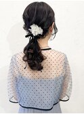 定額パーティヘアセット、ポニーテール、新宿韓国
