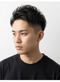 ▼フェザーショート/メンズカット/ツーブロック/ビジネスマン