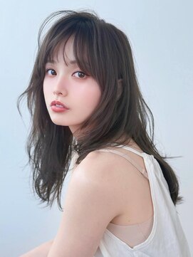 アグ ヘアー カーレント 天文館店(Agu hair current) 《Agu hair》くびれ無造作ミディ×numberA.トリートメントオイル