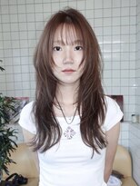 スタニング 渋谷(STUNNING.)&nbsp;ハッシュカット/ベージュカラー/レイヤーカット/透明感カラー