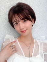 アフロート エル 錦糸町(AFLOAT L)&nbsp;耳かけショートボブ/30代/40代/50代/くすみベージュ