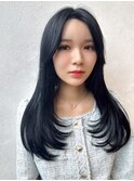 韓国風レイヤーカット【ワンカール】中島