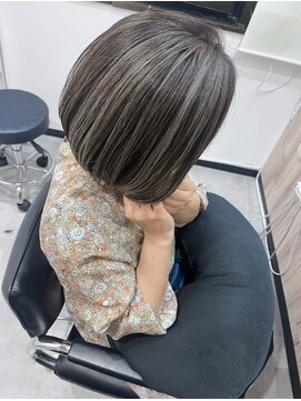 カミノワ(kaminowa) 白髪率50%おすすめヘア　　/神戸/三宮/脱白髪染め/白髪ぼかし