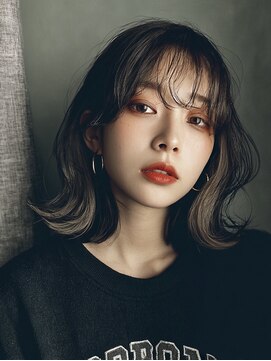 TELA HAIR 湘南台店【テーラヘアー】【12月中旬OPEN（予定）】 イヤリング×ミルクティー【湘南台店】＜20代30代40代50代＞